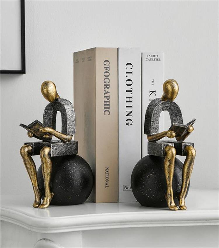 楽天市場】置物 オブジェ 人物 現代アート ミニマリスト読書