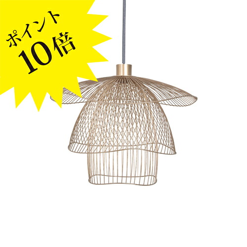 【3年保証】サスペンション パピオン エクストラ スモール シャンパンゴールド ペンダントライト FORESTIER（フォレスティア） / SUSPENSION PAPILLONS CHAMPAGNE GOLD X-SMALL 【ロイヤルファニチャーコレクション】