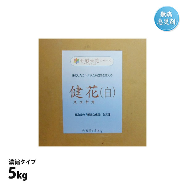 肥料 健花 スコヤカ 5kg 濃縮タイプ 農業プロ用 大容量 家庭菜園 カルシウム 収穫量UP 園芸用品 家庭菜園 農業資材 ガーデニング 農業用品 液肥 りん酸 病気予防 果皮障害 ジャガイモ 大豆 玉ねぎ ブロッコリー 野菜 柑橘 イチゴ さくらんぼ バラ 花｜水耕栽培専門店のエコゲリラ