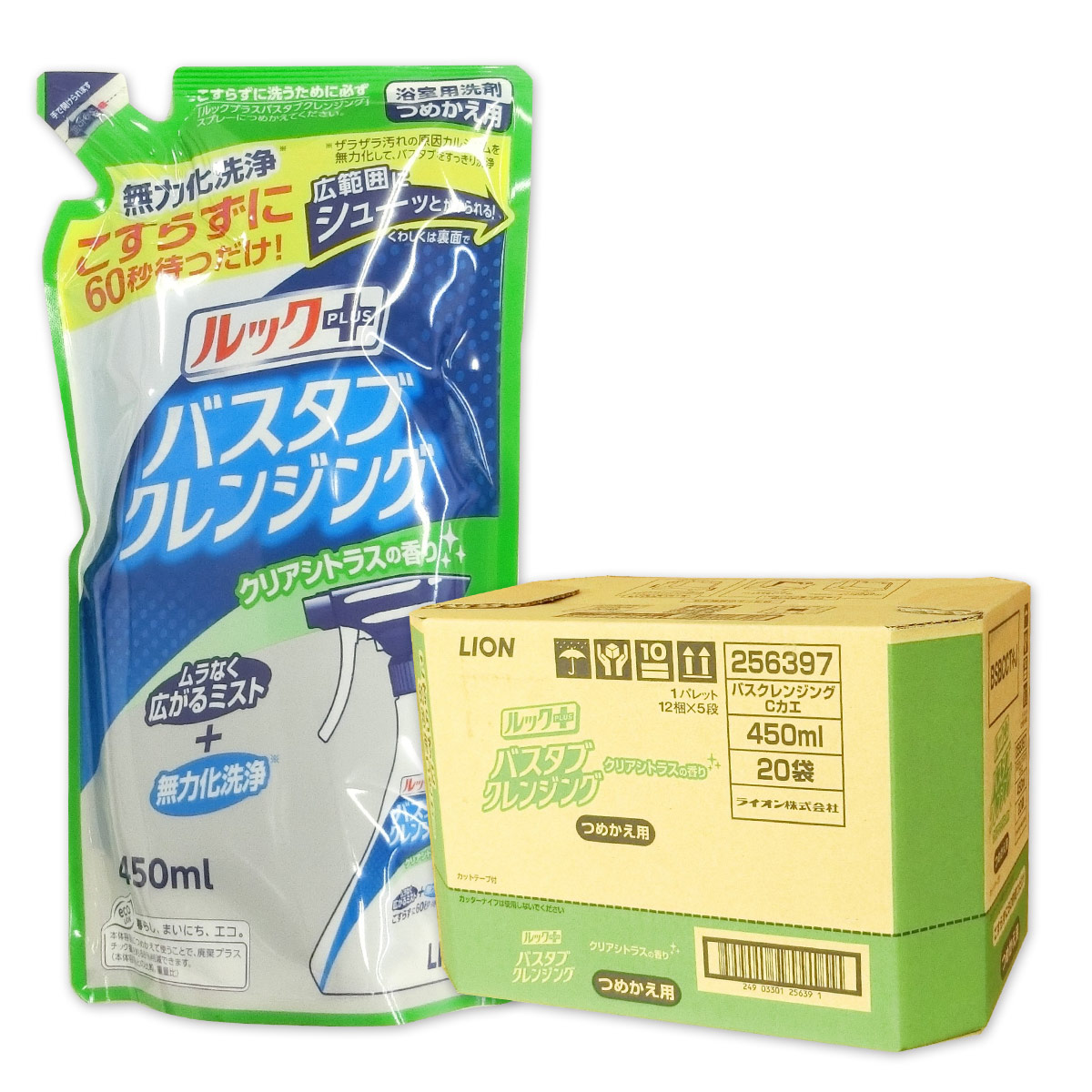 楽天市場】おふろのルック つめかえ用 350ml × 24パック 【ライオン LION】【015369】 : エコ肥料店