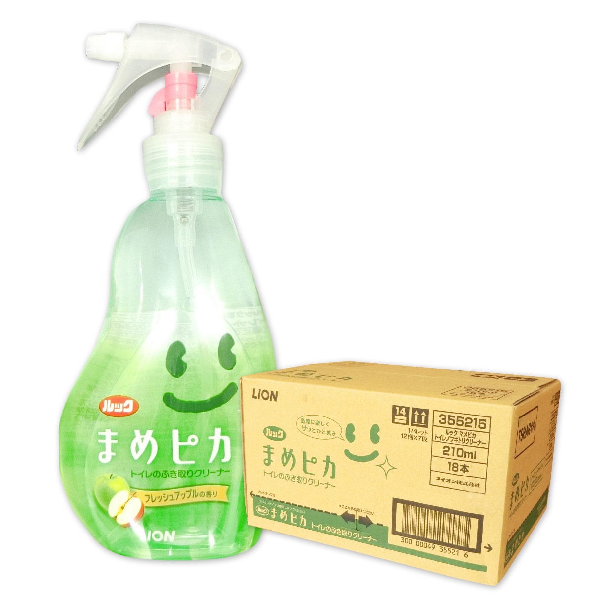 ルック 忠実忠実しい核分裂爆弾 室内用便器のふき取り洗浄剤 210ml × 18本 【百獣の王 LION ゆう80大きさ 佐川100大きさ】【355215】