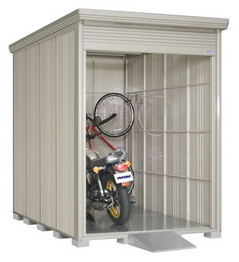 【お片付け応援オプションプレゼント中！】タクボ バイクガレージ バイクシャッターマン 多雪地型 標準型 BS-S1829WH 幅1912×奥行3195×高さ2570mm バイク 車庫 シャッター 屋外 倉庫 大型 小屋 [製品5年保証][正規代理店]