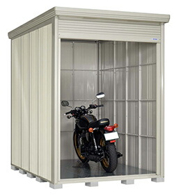 【お片付け応援オプションプレゼント中！】タクボ バイクガレージ バイクシャッターマン 多雪地型 標準型 BS-S2226WH 幅2280×奥行2827×高さ2570mm バイク 車庫 シャッター 屋外 倉庫 大型 小屋 [製品5年保証][正規代理店]