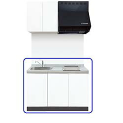 イースタン工業 LA3-120-C1 ベースキャビネット [間口120cm 奥行60cm 高さ85cm]※受注生産品