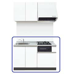 イースタン工業 LA3-135-C2G ベースキャビネット [間口135cm 奥行60cm 高さ85cm]※受注生産品｜環境生活
