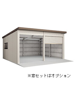 ヨド倉庫 間口5m85cm 布基礎仕様 豪雪地 SOBU-5857ME[自動車格納庫/駐車場/車両保管/バイク収納/小屋/高品質/防犯/淀川製鋼所/ヨドガレージ] 送料別途 [製品5年保証]