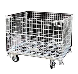 サンキンパレット キャスター付 SCS-6S(荷重500kg) 幅1500×奥行1100×高さ1200mm ※5台以上は梱包要打合せ 送料無料 個人宅配送不可