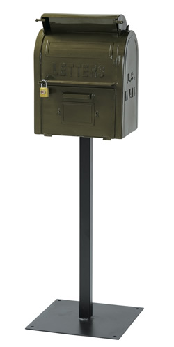 【楽天市場】セトクラフト スタンドポスト U.S.MAIL BOX（グリーン） SI-2855-GR：環境生活