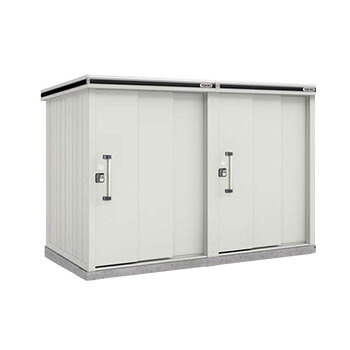 物置 屋外 【一般・積雪共用型】ヨド物置 ヨドコウ エルモ 連続型 LLD-1518（引き戸タイプ） 基本棟（2棟分） 幅3070×奥行2057×高さ2119mm 送料別途 [製品5年保証] 収納