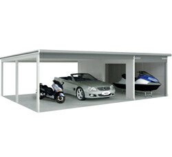 楽天市場 ヨドガレージ ラヴィージュ カーポート連結タイプ Vgc 2652h Vkc 5052h 一般地用 背高hタイプ 幅7738 5 奥行5550 高さ25mm 送料別途 環境生活