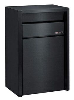 ハッピー金属工業 送料無料 ハッピー ステンレスポスト ファミールシリーズ 大型サイズ 667-SB スーパーブラック ダイヤル錠付き[大型郵便受け/大型郵便ポスト]｜環境生活