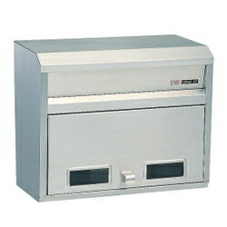 ハッピー金属工業 送料無料 ハッピー ステンレスポスト ファミールシリーズ 681[壁掛けポスト/戸建ポスト/郵便受け/郵便ポスト]