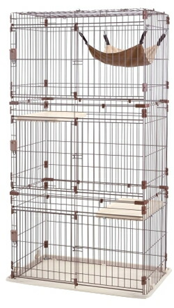 キャットケージ リラックスサークル Richell 猫用ケージ 3段ネコケージ 楽天市場】リッチェル リラックス キャットサークル M 3段 ブラウン 猫