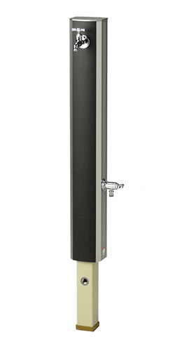 ニッコーエクステリア  飾り気の無いとり備えるリフォーム相応う覆いかぶせる生産品 立水栓社会的単位 フォギータイプA(助けること水道の栓遣りかた) ※水道の栓･助けること水道の栓は別売､本体の水栓柱は属するしています OPB-RS-25W 人間宅送りとどける不可