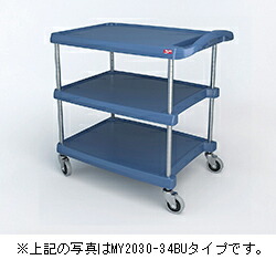 ERECTA ユーティリティカート 搬送用マイカート ブルー(マイクロバン加工) MY2636-35BU ※お客様組み立て式