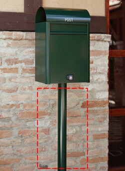 貨物輸送無料 コーワソニア 雁の使い郵便受けduomo 大聖堂専用 照明ランプ pole  ※郵便受け別売