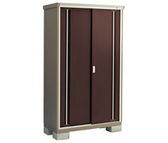 物置 屋外 イナバ物置　ナイソーシスター　KMW-116E　全面棚タイプ エリア限定送料無料 [製品5年保証] 収納 小型 タイヤ