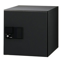 ナスタ デリバリーボックス（メカ式） D-ALL プッシュボタン錠 前入前出 ブラック KS-TLJ360-F360-BK ※受注生産品