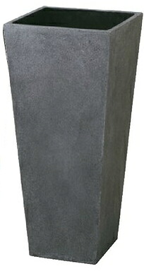 鷹見せ物  プランター ロングポット アレグロ（大）薄墨色 PIA-L01LG 367986 幅420×奥ぶかさ420×高さ900粍   KSK