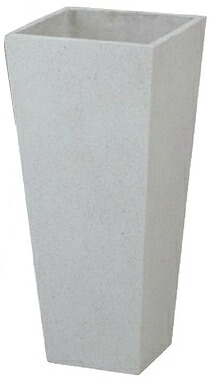 鷹見せ物  プランター ロングポット アレグロ（大）白いこと PIA-L01LW 367993 幅420×奥ぶかさ420×高さ900粍   KSK