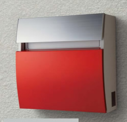 パナソニック サインポストFASUS(フェイサス) FFラウンドタイプ パネル:ビビッドレッド色 CTCR2203R 前入れ前取り出し 【送料無料】