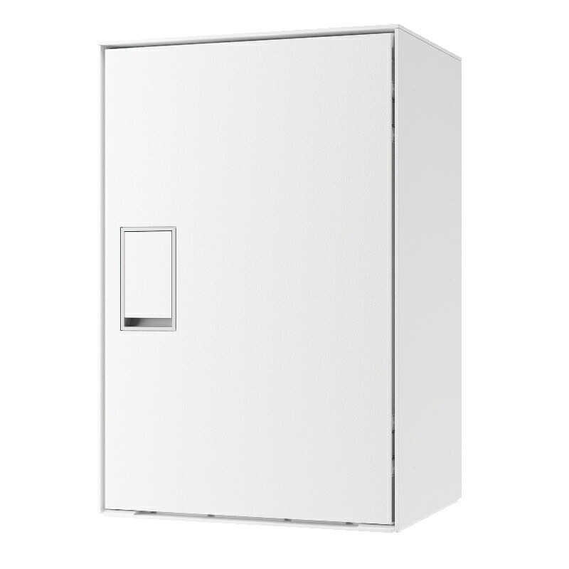 ナスタ 宅配ボックス Mサイズ 前入前出 防水タイプ シリンダー錠 ホワイトKS-TL05RAC-P295-W 一戸建て用 大容量 大型｜環境生活