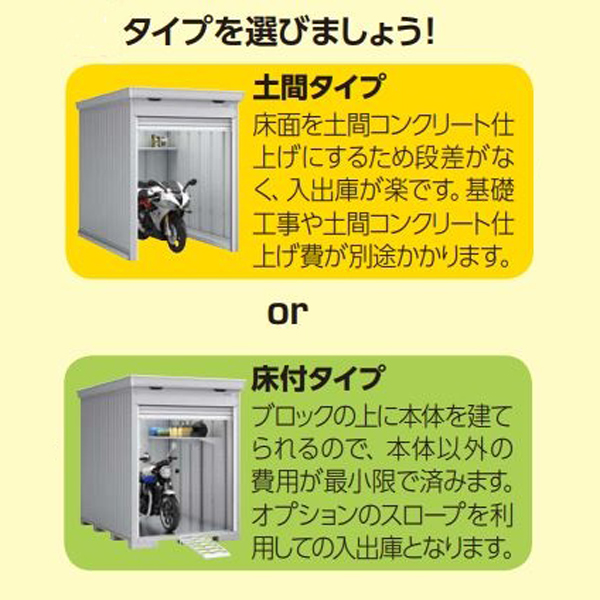 楽天市場 全国発送 イナバ物置 バイクガレージ バイク保管庫 Fm 1826sd 一般型 スタンダード ガンメタリック色 環境生活