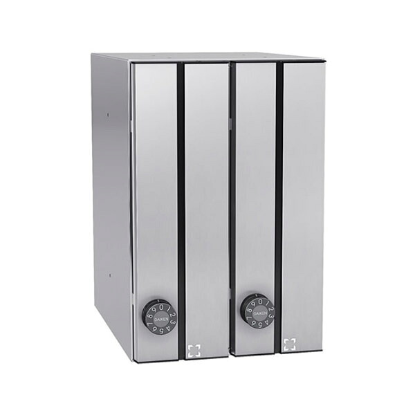 ダイケン 集合郵便受 ポステック 縦型 2戸用 前入前出 投入口ステンレスクリア塗装 CSP-131T-2D