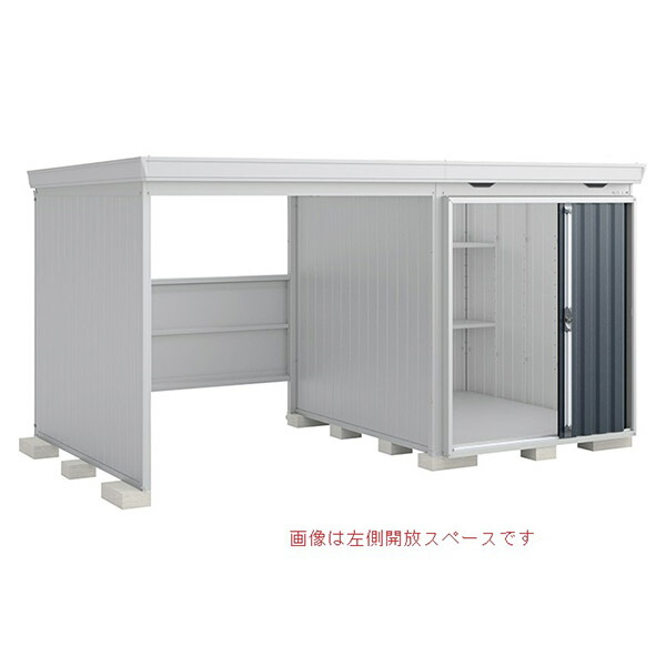 屋根裏部屋 室外 イナバ屋根裏部屋 フォルタウィズ FW-1822+22KH 右寄り開放的あき場所 ご機嫌大屋根 多雪型 濃灰色薄墨色 [生産品5年引き受ける] 納める 大型