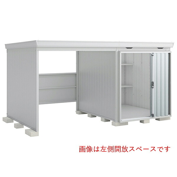 屋根裏部屋 室外 イナバ屋根裏部屋 フォルタウィズ FW-1822+22KH 右寄り開放的あき場所 ご機嫌大屋根 多雪型 プラチナしろがね色 [生産品5年引き受ける] 納める 大型
