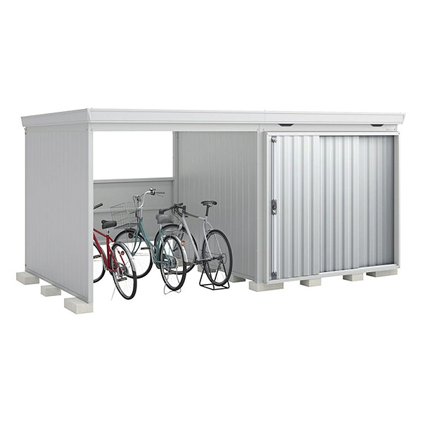 屋根裏部屋 室外 イナバ屋根裏部屋 フォルタウィズ FW-22K+2222H 左方開放的あき場所 ご機嫌大屋根 多雪型 プラチナしろがね色 [生産品5年引き受ける] 納める 大型