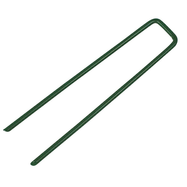 ユニオンビズ メモリーターフ用オプション タフアンカー（高強度U字ピン・緑） 幅30mm×長さ153mm GP-153 人工芝 スポーツ ベランダ