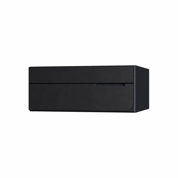 ナスタ 集合住宅用郵便ポストKS-MB7102PY-L-BK ブラック 静音大型ダイヤル錠