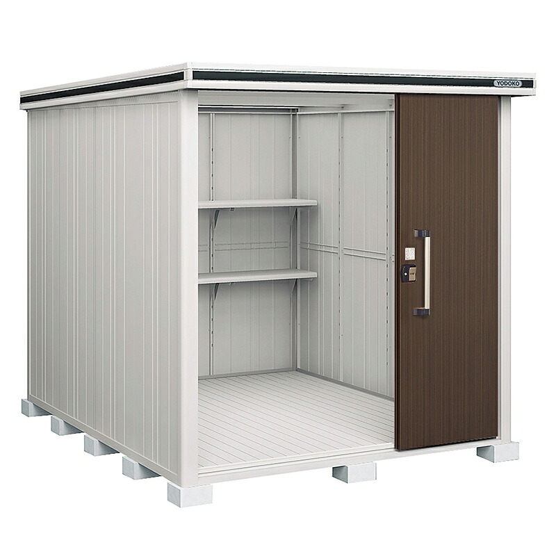 【標準尺度精神的な統合費込】【貨物輸送無料】ヨド屋根裏部屋 ヨドコウ エルモ LMDS-2229H 白いもの地型 背高H手合い [室外納める庫/室外バス発着場/ガーデニング掘ったて小屋/庭]
