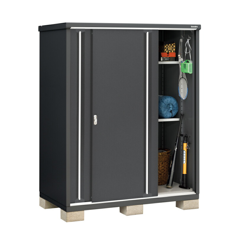 楽天市場】イナバ物置 シンプリー MJX-157EF 全面棚タイプ フランネル