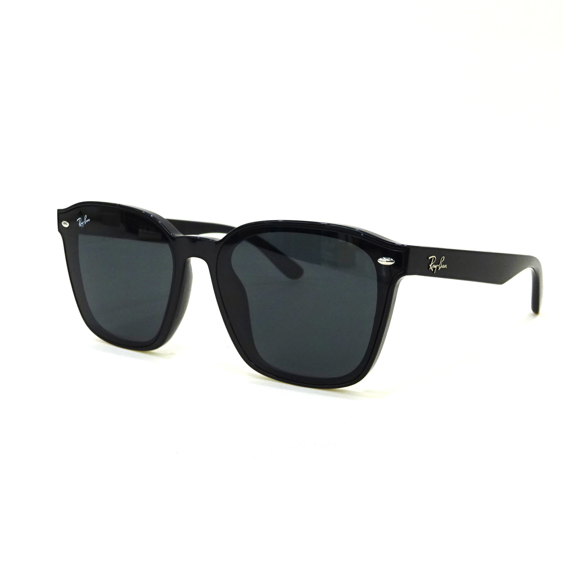 【中古】Ray-Ban レイバン RB4392D 601/87 66-17 サングラス メンズ レディース アイウェア ケース付 ダークグレー ブラック系 店舗併売品