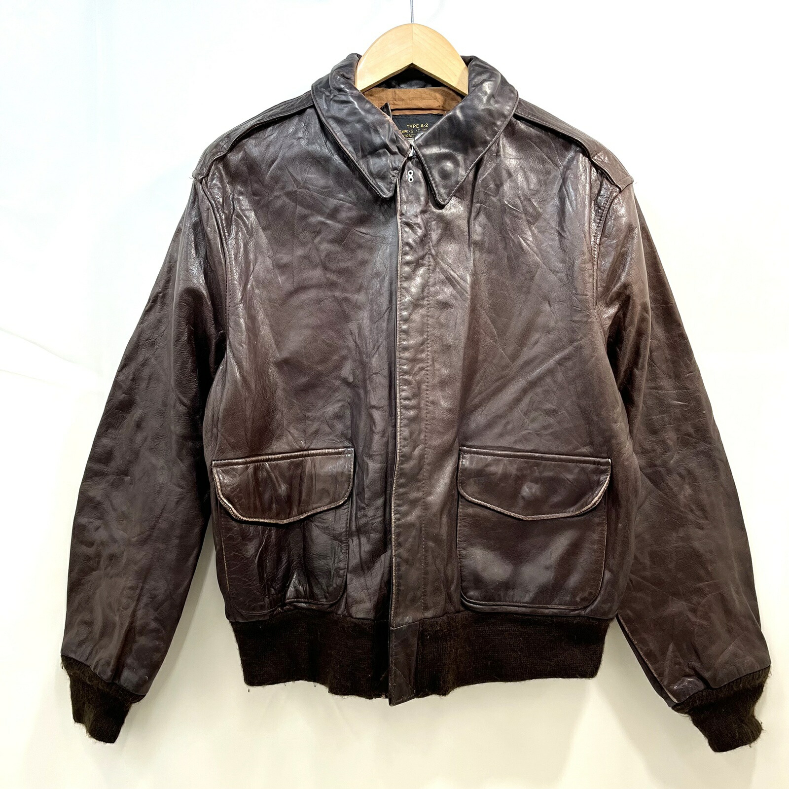 楽天市場】AVIREX アヴィレックス バックプリント A-2 レザーフライト