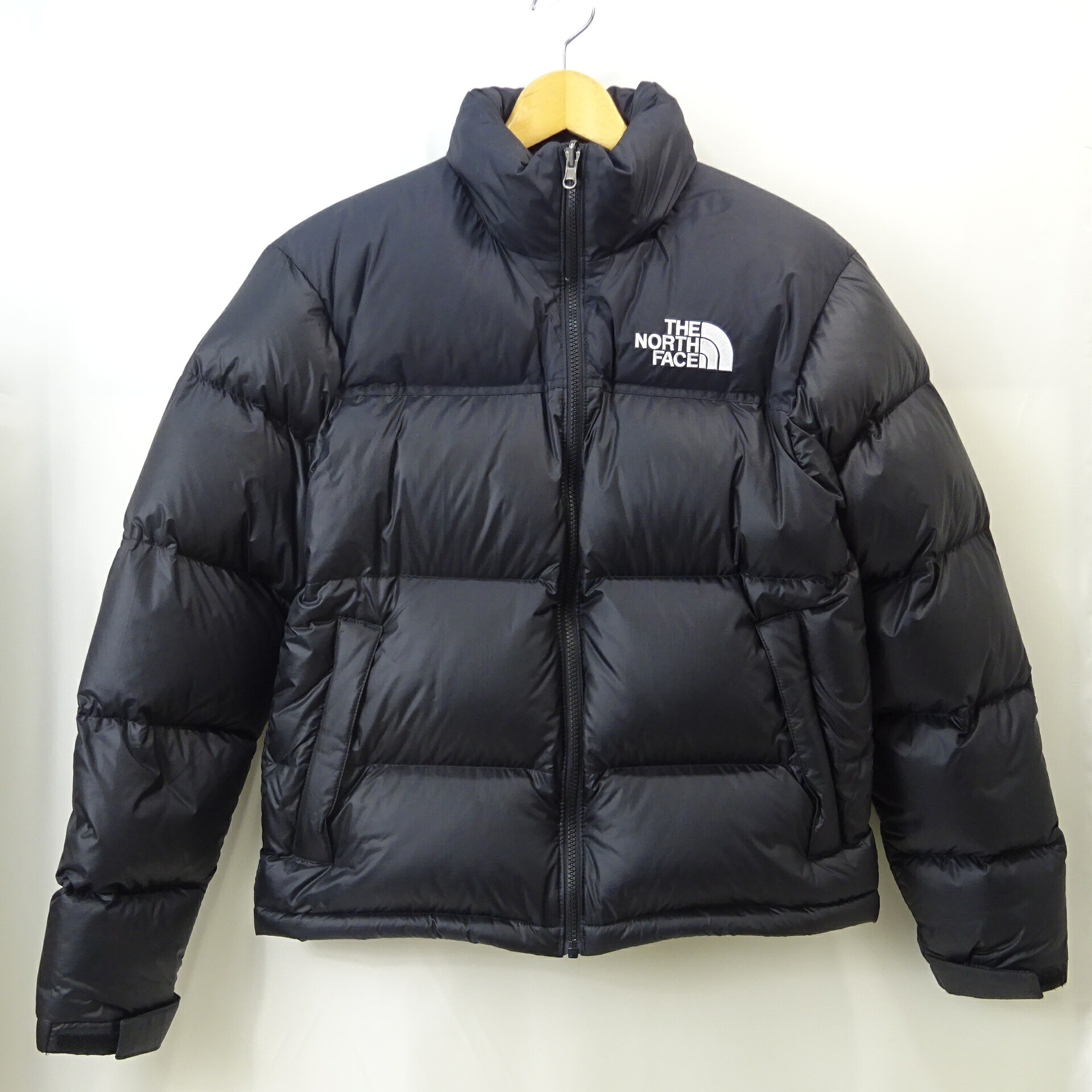 【中古】THE NORTH FACE 北の方人間の顔  1996 Retro Eco Nuptse Packable Jacket ヌプシ 落ちこむ上衣  NJ1DP75A 上衣 ロゴタイプ 刺しゅう メンズ  レディース 兼用 ユニ一発やる 秋 冬 アウター 上衣 上衣  大きさ XS 黒いこと系
