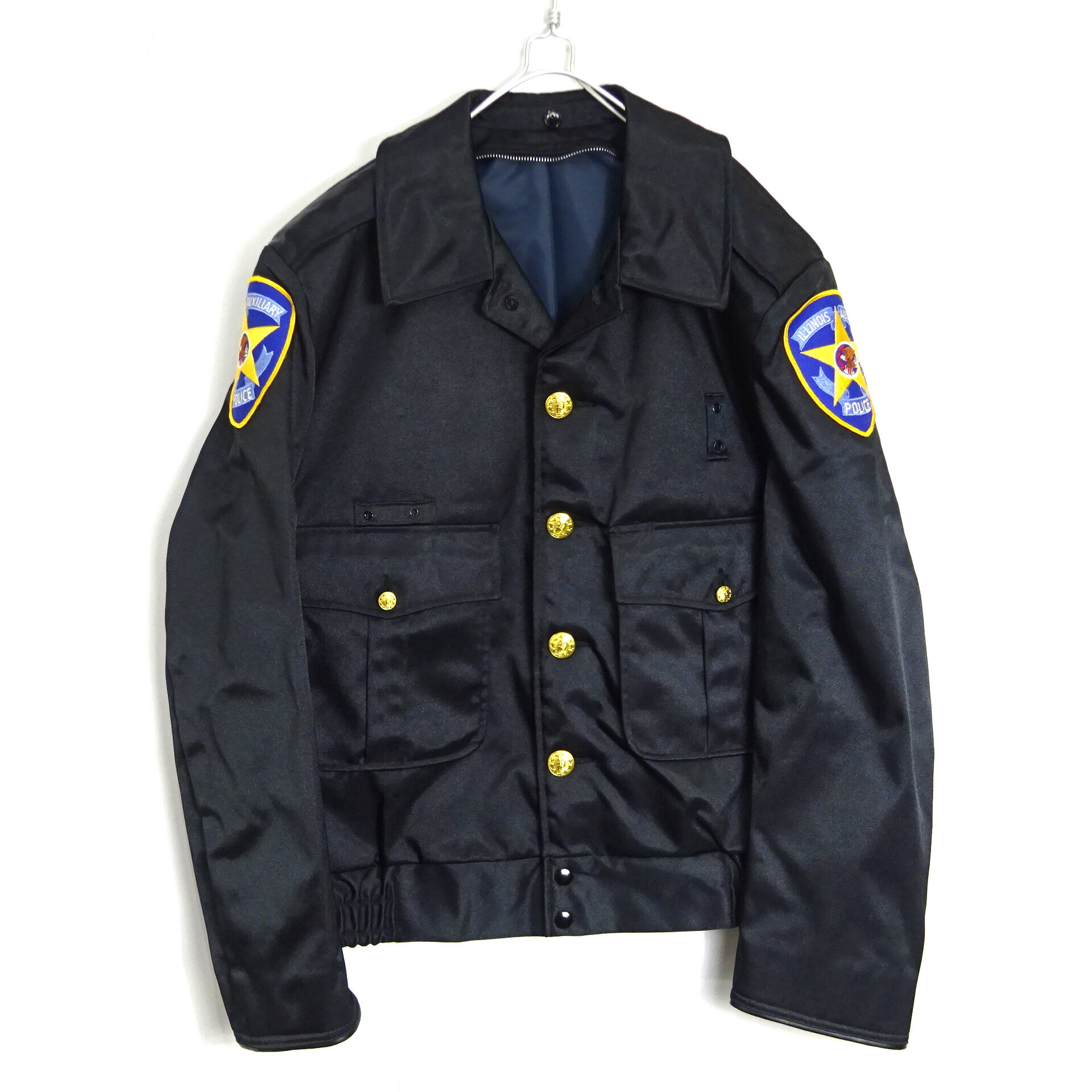 美品　70s USA製 ゴールデンフリース タイタンクロス ポリスマンジャケット 美品 70s USA製 ゴールデンフリース タイタンクロス ポリスマン