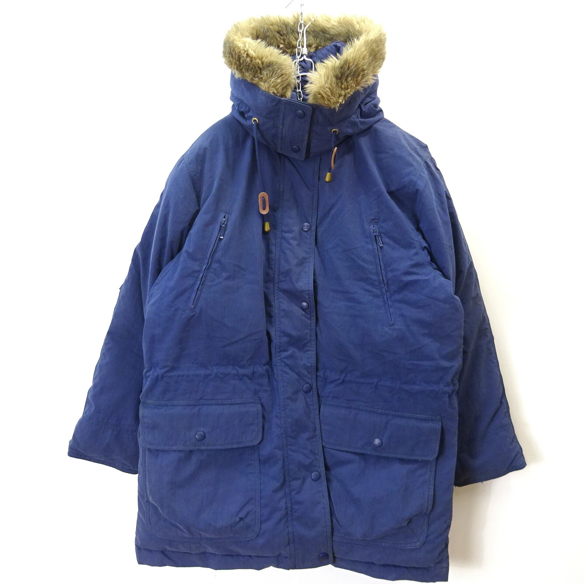 楽天市場】60s 70s 筆記体タグ LLBean 襟ボア グース ダウン コート 44