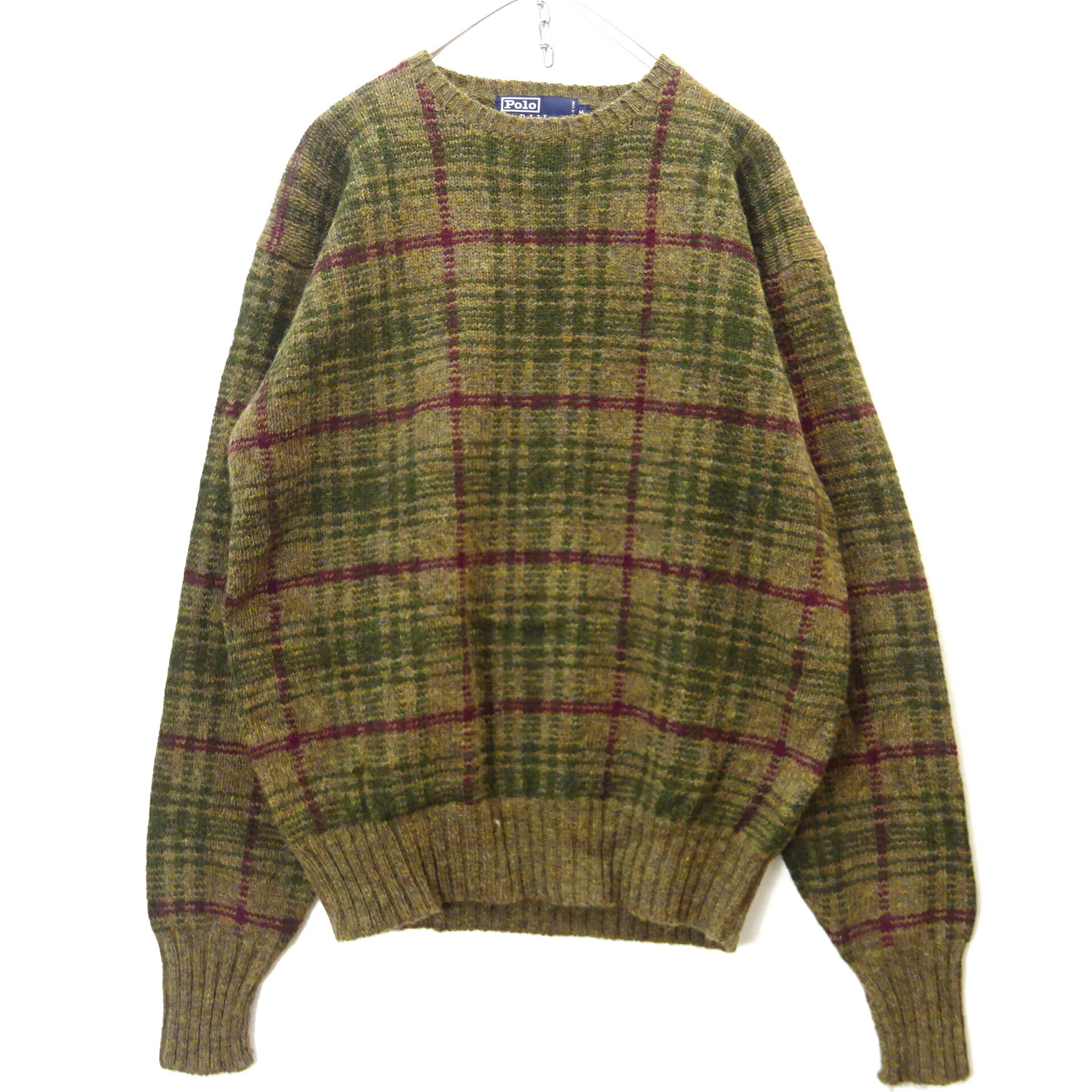 楽天市場】90s POLO RALPH LAUREN タータン チェック Vネック