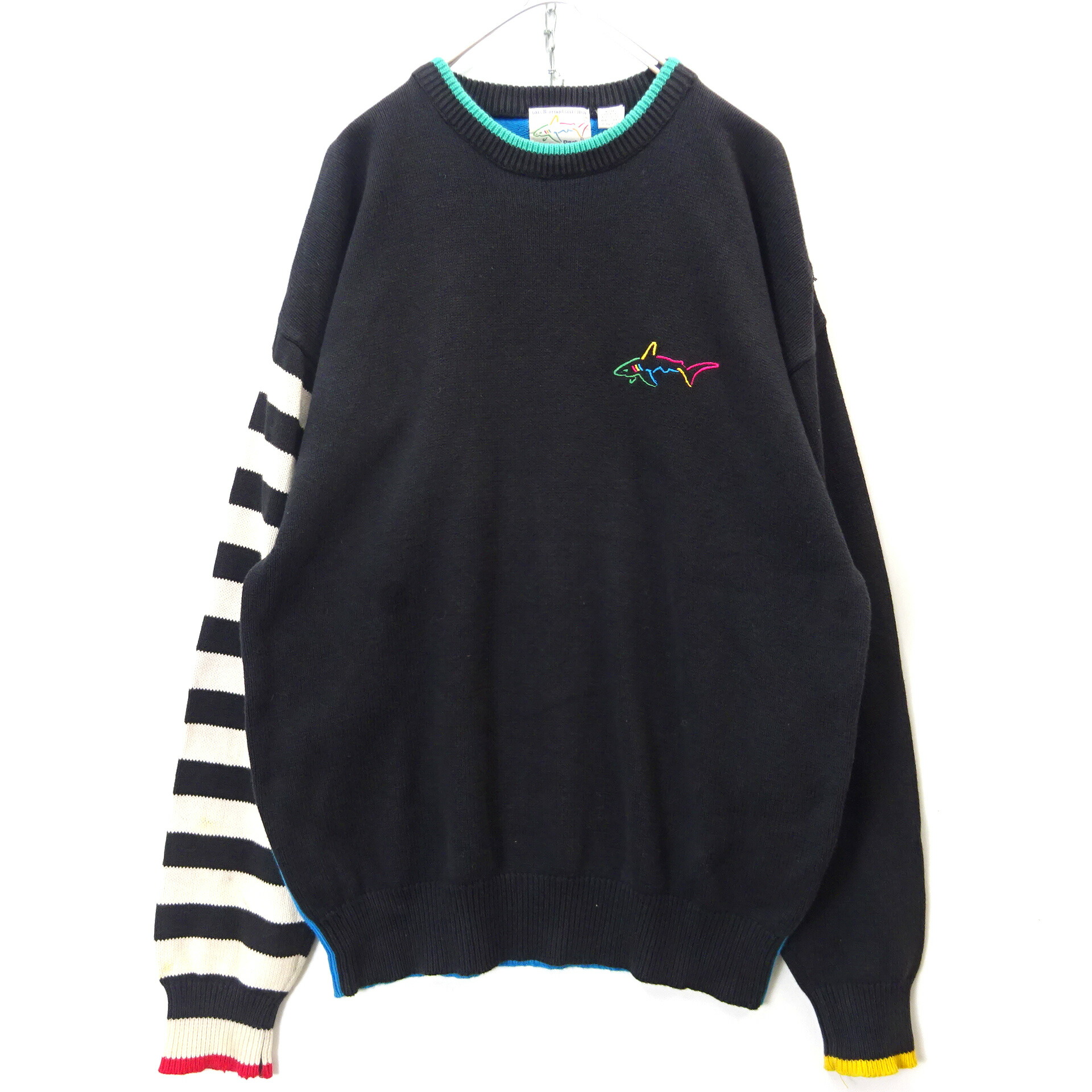 everyone reebok ボーダーロンT everyone × REEBOK BORDER LONG SLEEVE TEE SHIRT GRAY XLサイズ