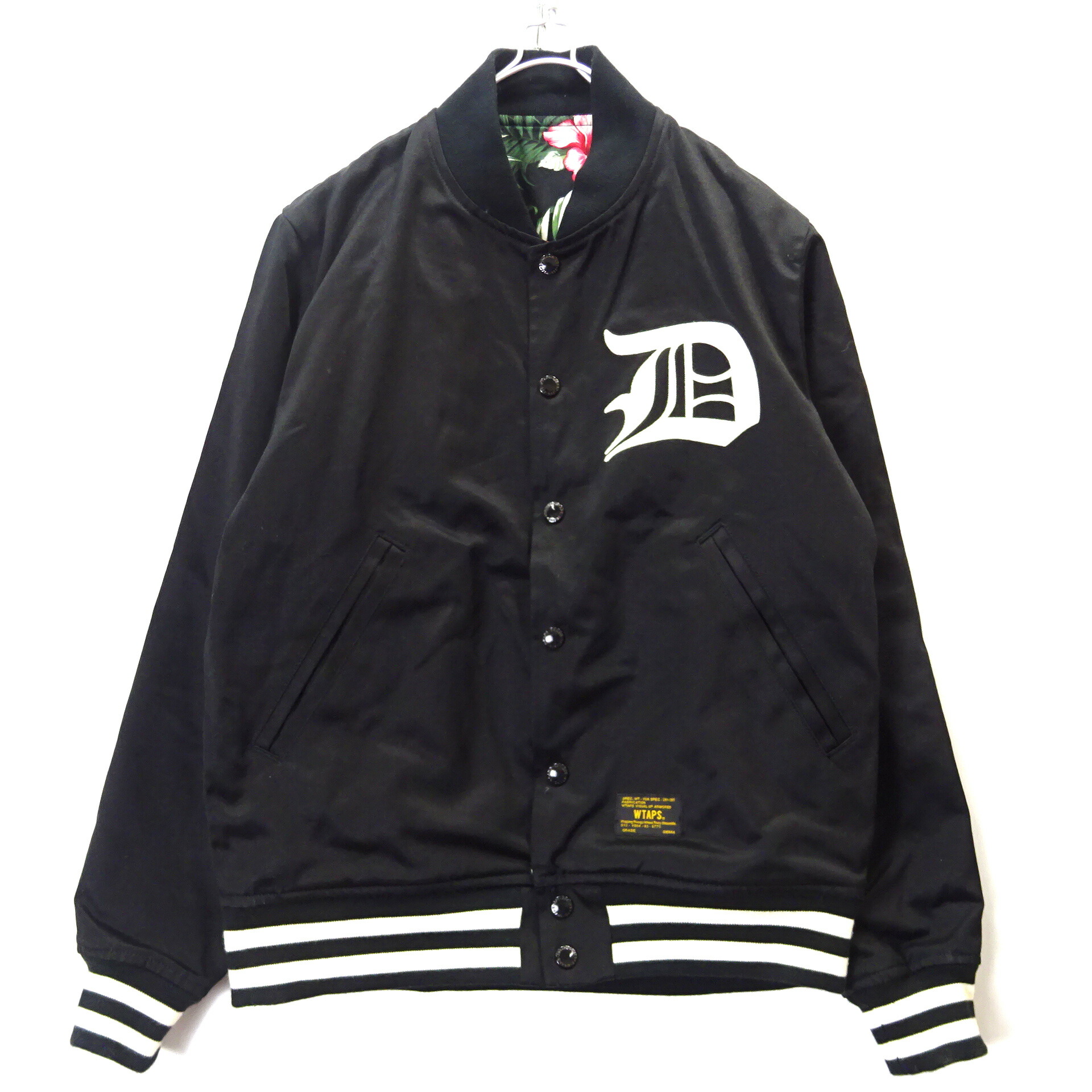WTAPS スタジャン ブラック サイズ詳細あり 美品 人気モデル 楽天市場】WTAPS ダブルタップス ジャケット サイズ:S 18SS