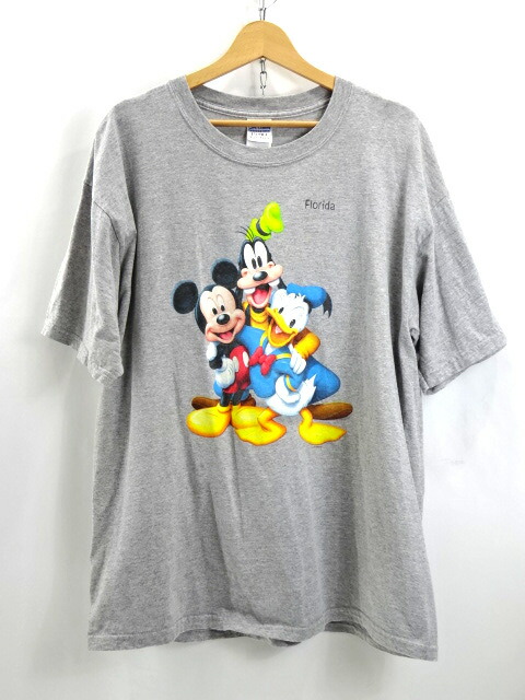 ディズニー Tシャツ グーフィー 逆立ち ヴィンテージ 90s 人気 希少美品】ヴィンテージ 90'S ディズニー グーフィー 逆立ち TEE XL