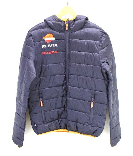【中古】Repsol Honda レプソル ホンダ ジャケット 中綿 ネイビー L|オーディン店