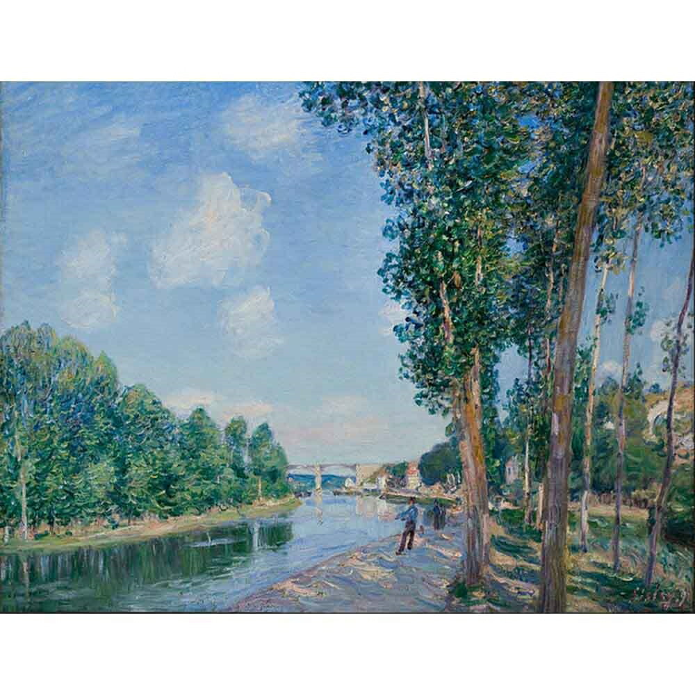 楽天市場】サンマメの堤防 【10号】 アルフレッド・シスレー 【 額縁が
