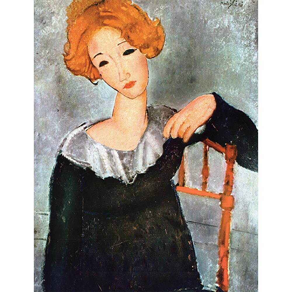 楽天市場】アメデオ・モディリアーニ「赤毛の女」10号 立体複製