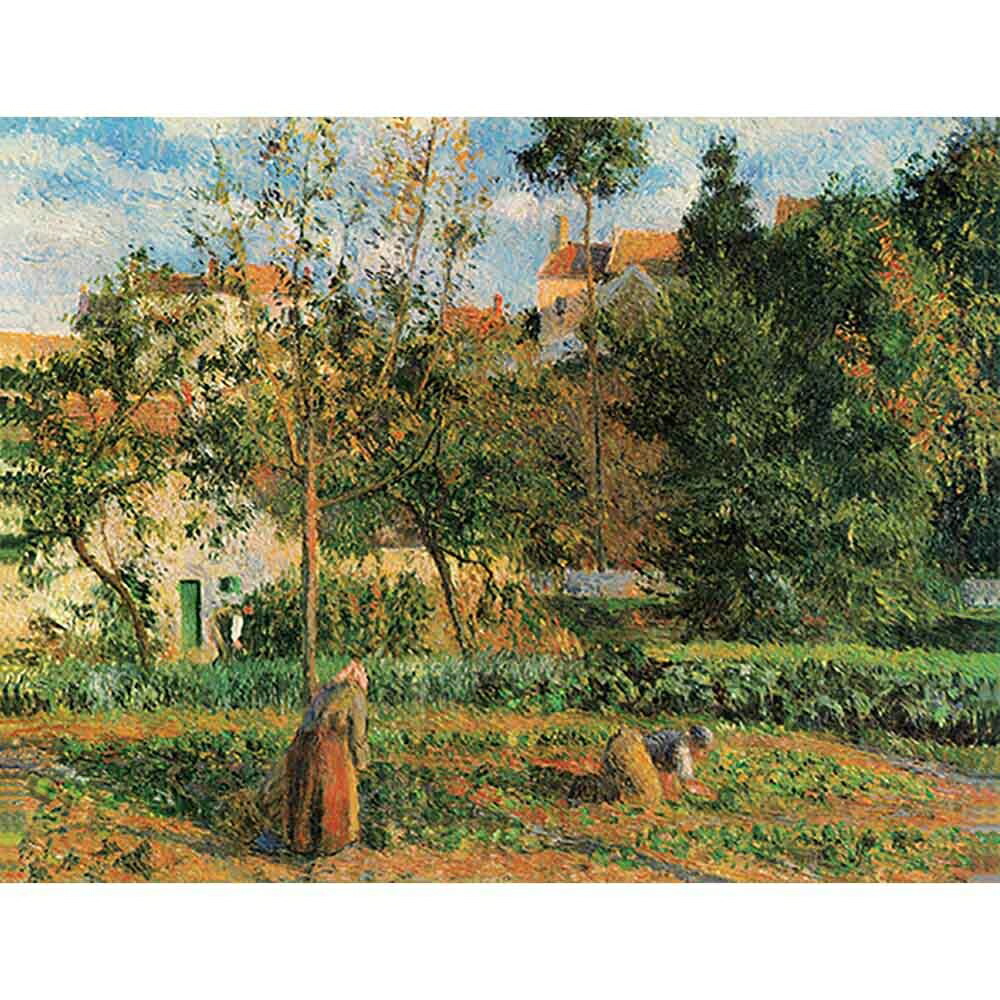 高級美術複製画『ピサロ』村の入口 ピサロ 「村の入口」 4号 立体複製名画 【5％ポイント還元中