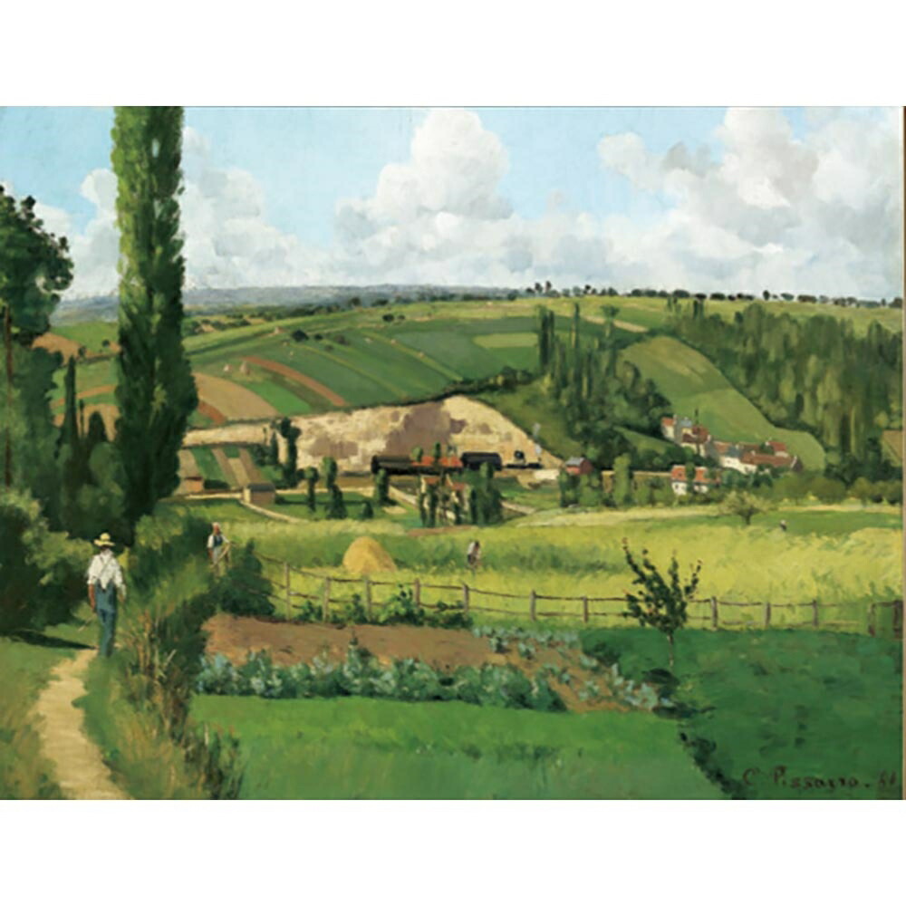 楽天市場】村の入口 【20号】 カミーユ・ピサロ 【 額縁が選べる 額