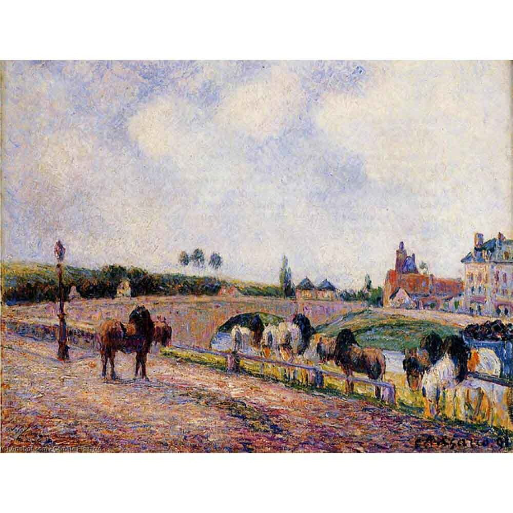 楽天市場】村の入口 【15号】 カミーユ・ピサロ 【 額縁が選べる 額